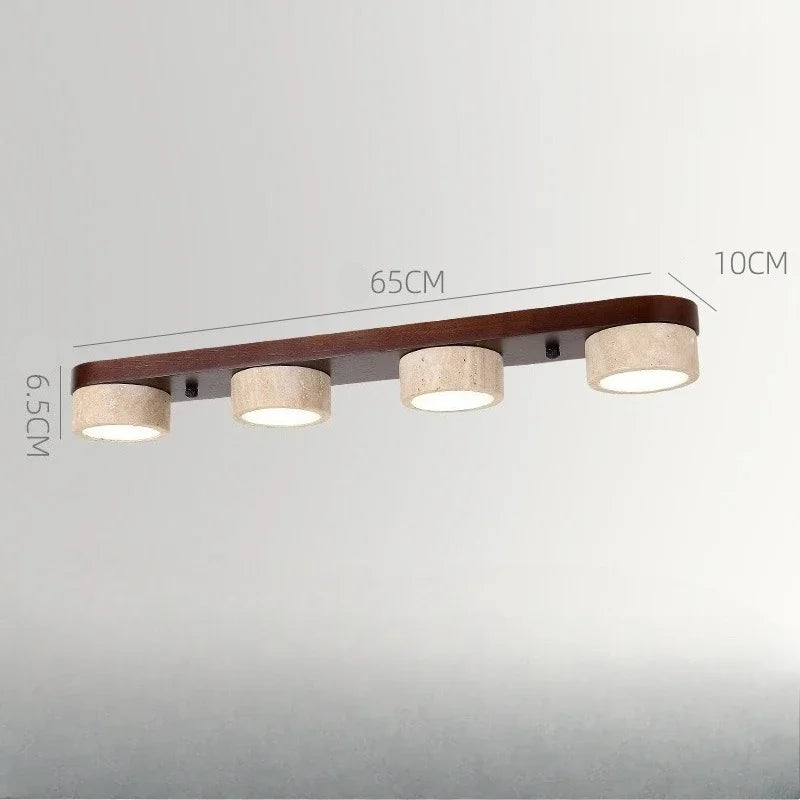 Applique de couloir Noyer Plafonniers Frêne Lampe LED
