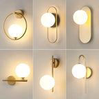 Modern G9 9W LED Wall Sconces with Frosted Glass Shade