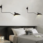 French Style Long Arm Adjustable Aluminium Wall Sconce