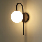 Modern G9 9W LED Wall Sconces with Frosted Glass Shade