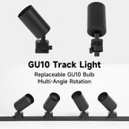Modular Adjustable Spotlight Track Lighting System