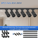 Modular Adjustable Spotlight Track Lighting System