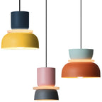 Two-Tone Macaron Stacked Pendant Light