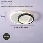 Nordic Tri-Colour LED Flush Mount Ceiling Light