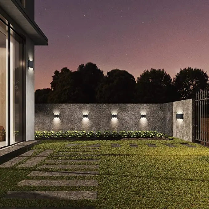 Modern LED Wall Sconce Up Down Indoor Outdoor Aluminium