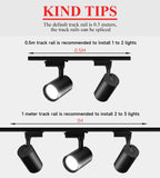 Plafonnier/lampe spot de rail LED pour