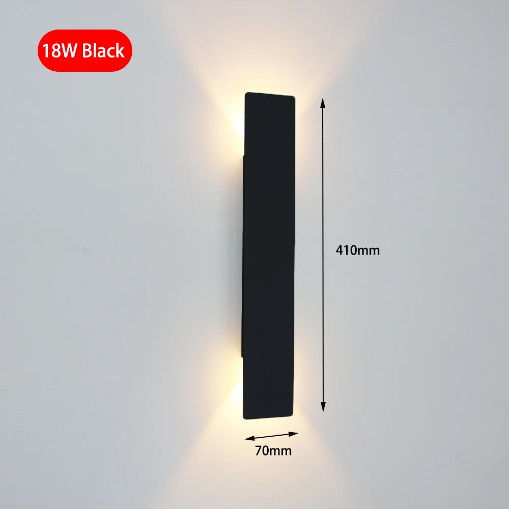 Applique murale LED intérieure moderne et simple pour chambre et salon