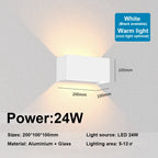 Applique Murale Nordique Moderne LED Étanche IP65