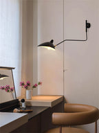 French Style Long Arm Adjustable Aluminium Wall Sconce