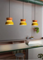 Two-Tone Macaron Stacked Pendant Light