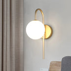 Modern G9 9W LED Wall Sconces with Frosted Glass Shade