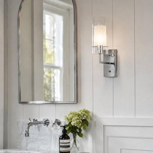 Abbey Pendant Wall Light - Chrome - Interior Craft House -