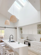 Amalfi Rattan Lace Pendant Light - Natural