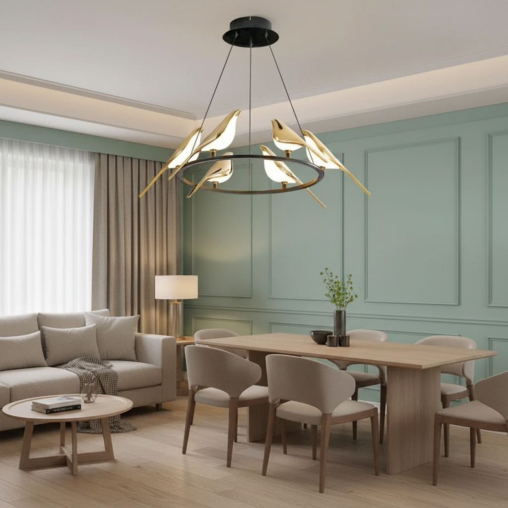Bird Chandelier Lifestyle