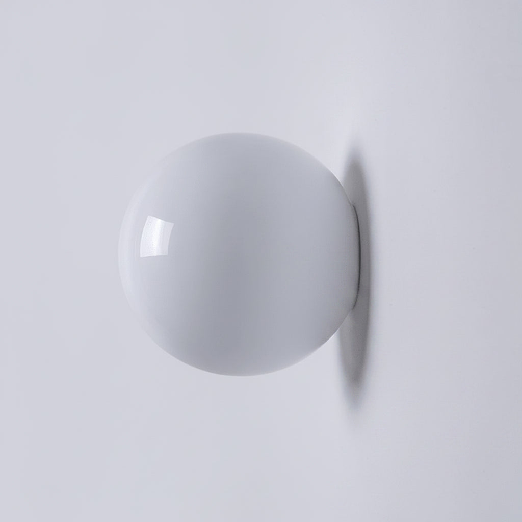 Concealed Base Glass Wall Lamp French Bauhaus - Interior Craft House -