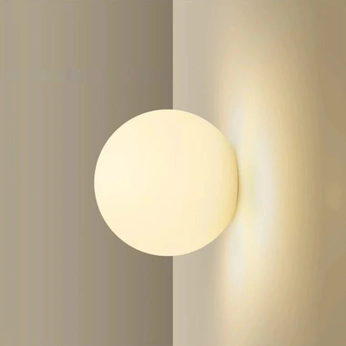 Concealed Base Glass Wall Lamp French Bauhaus - Interior Craft House -