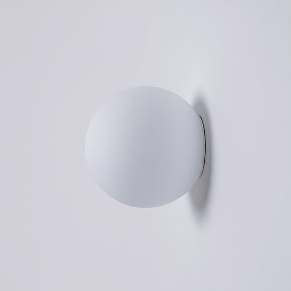 Concealed Base Glass Wall Lamp French Bauhaus - Interior Craft House -