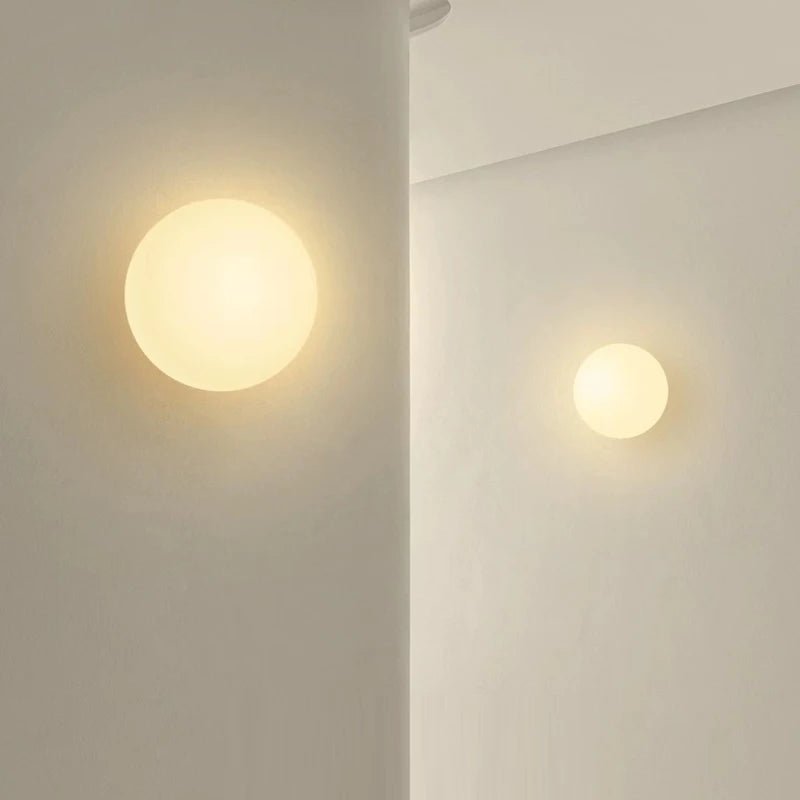 Concealed Base Glass Wall Lamp French Bauhaus - Interior Craft House -