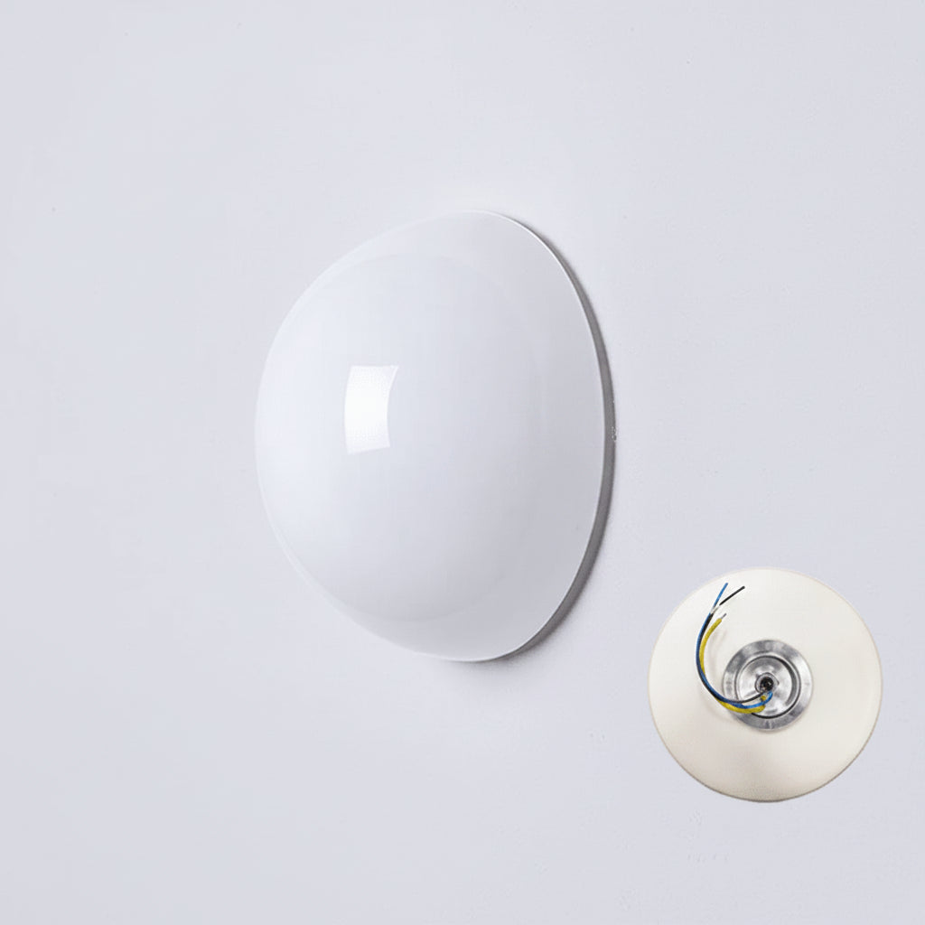 Concealed Base Glass Wall Lamp French Bauhaus - Interior Craft House -