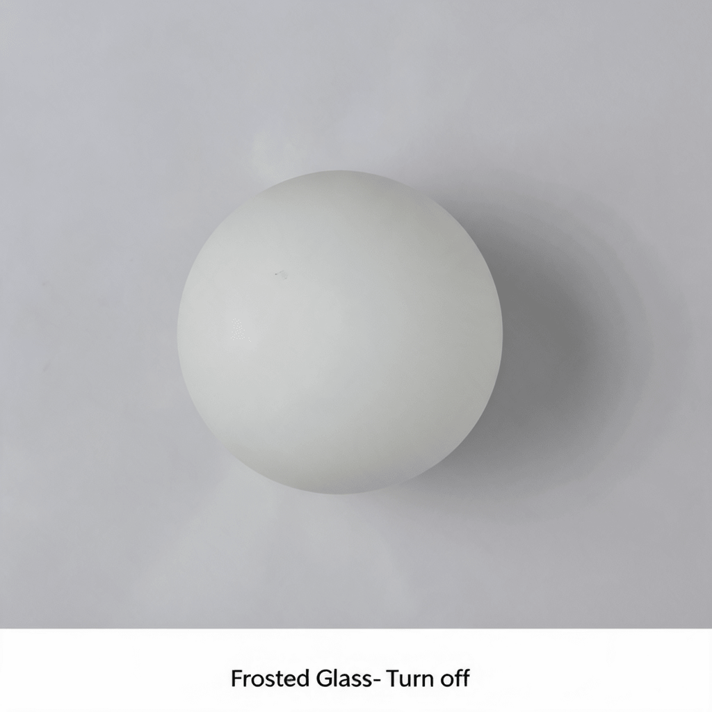 Concealed Base Glass Wall Lamp French Bauhaus - Interior Craft House - Wall Lamp