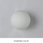 Concealed Base Glass Wall Lamp French Bauhaus - Interior Craft House - Wall Lamp