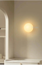 Concealed Base Glass Wall Lamp French Bauhaus - Interior Craft House -