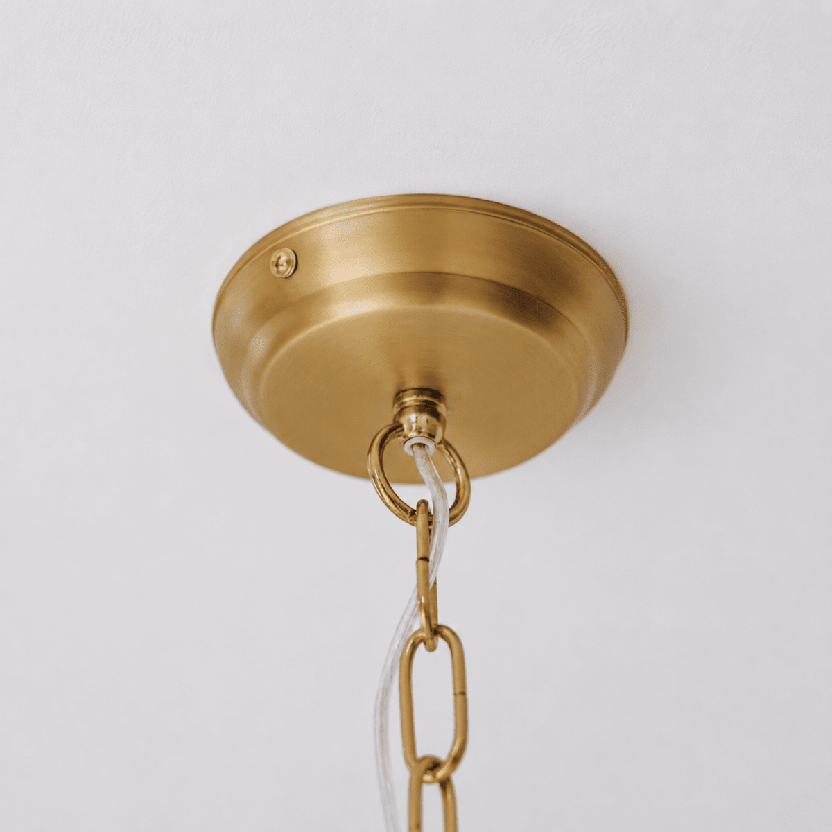 Estelle Beaded Dome Pendant Light - Gold/White - Interior Craft House - Pendant Lights