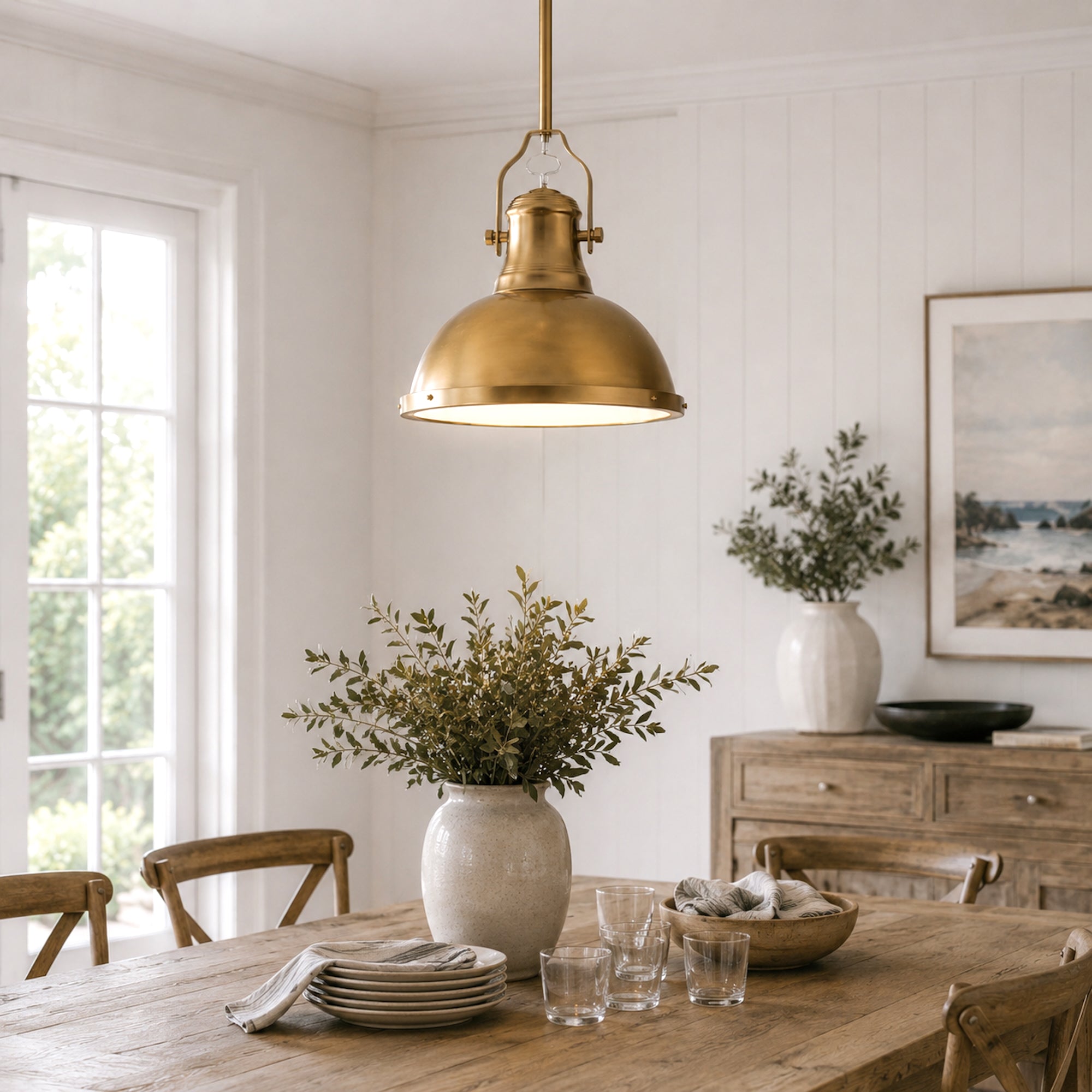 Amani Metal Pendant Light - Gold