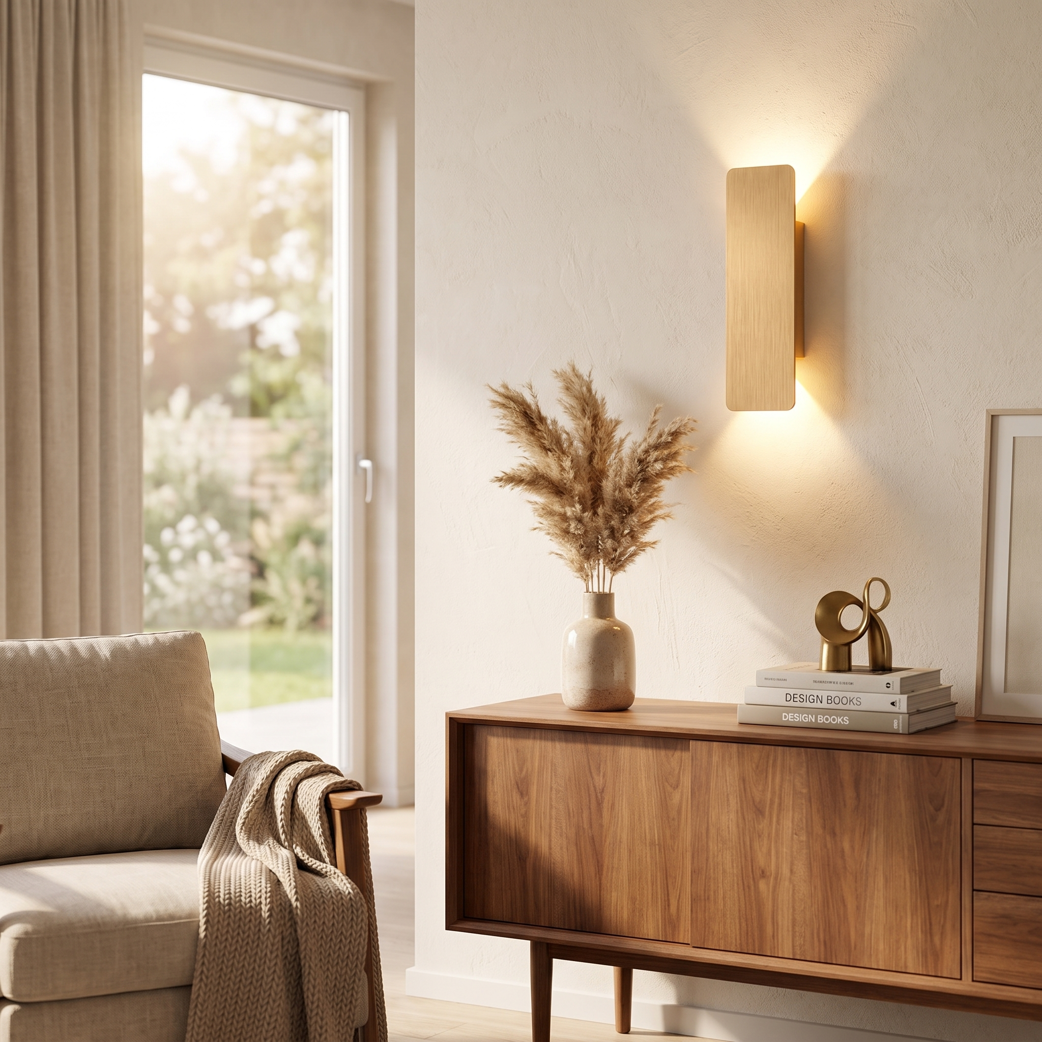 Applique murale LED intérieure moderne et simple pour chambre et salon