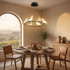 Lustre de plafond moderne Magpie Chambre à coucher avec éclairage LED oiseau