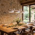 Lustre nordique de restaurant, moderne, minimaliste, à LED, pour salle à manger