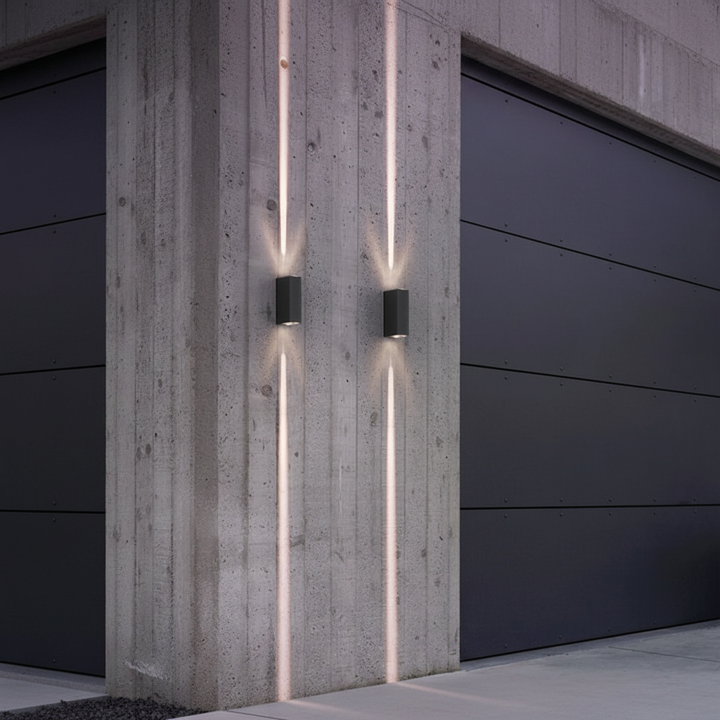 IP65 Outdoor Wall Sconce Up Down Light Pattern
