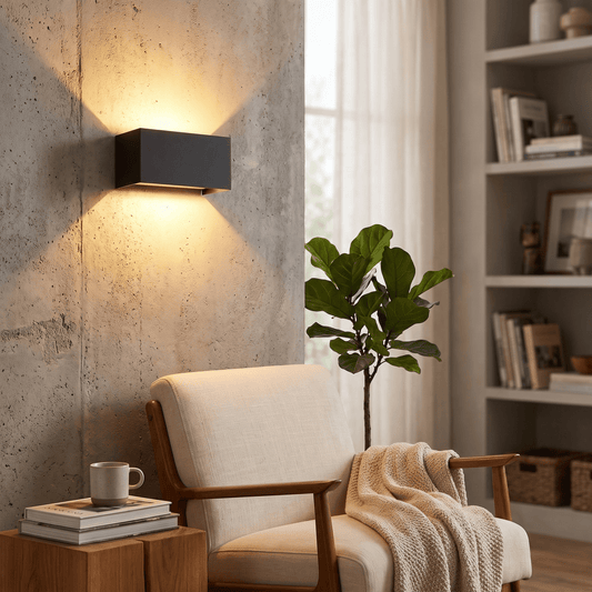 IP65 Waterproof LED Wall Sconce Aluminium Glass Up Down - Interior Craft House -
