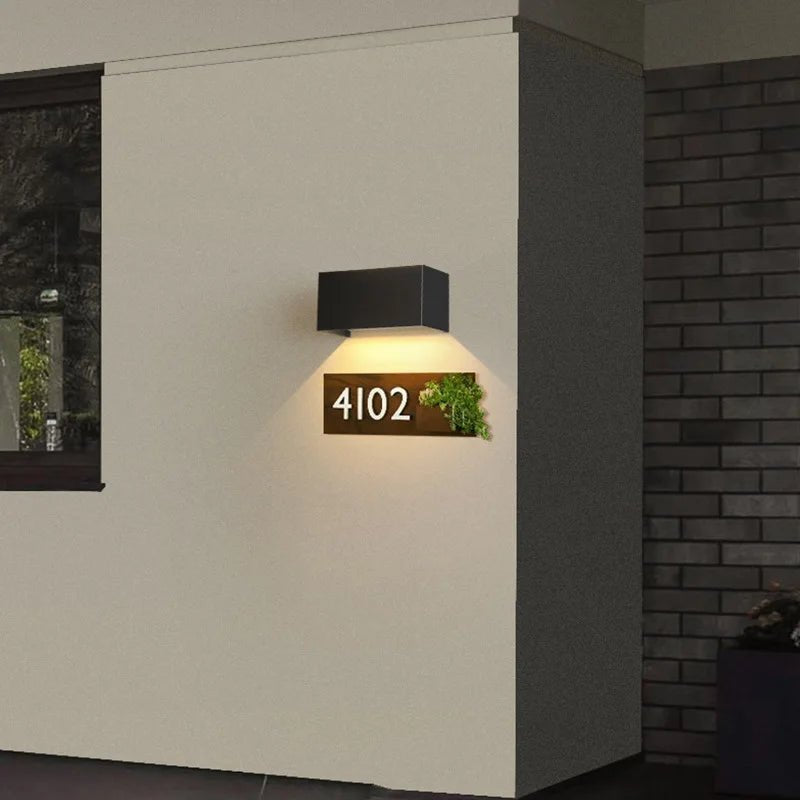 IP65 Waterproof LED Wall Sconce Aluminium Glass Up Down - Interior Craft House -