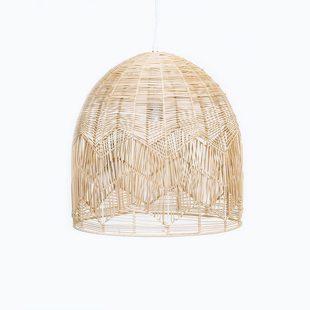 Amalfi Rattan Lace Pendant Light - Natural
