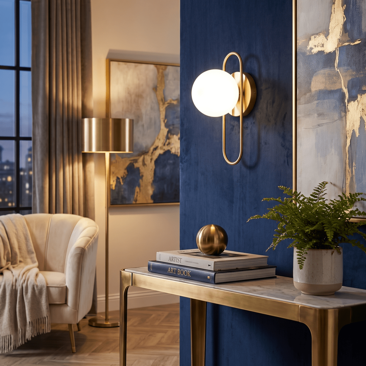 Modern G9 9W LED Wall Sconces with Frosted Glass Shade - Interior Craft House -
