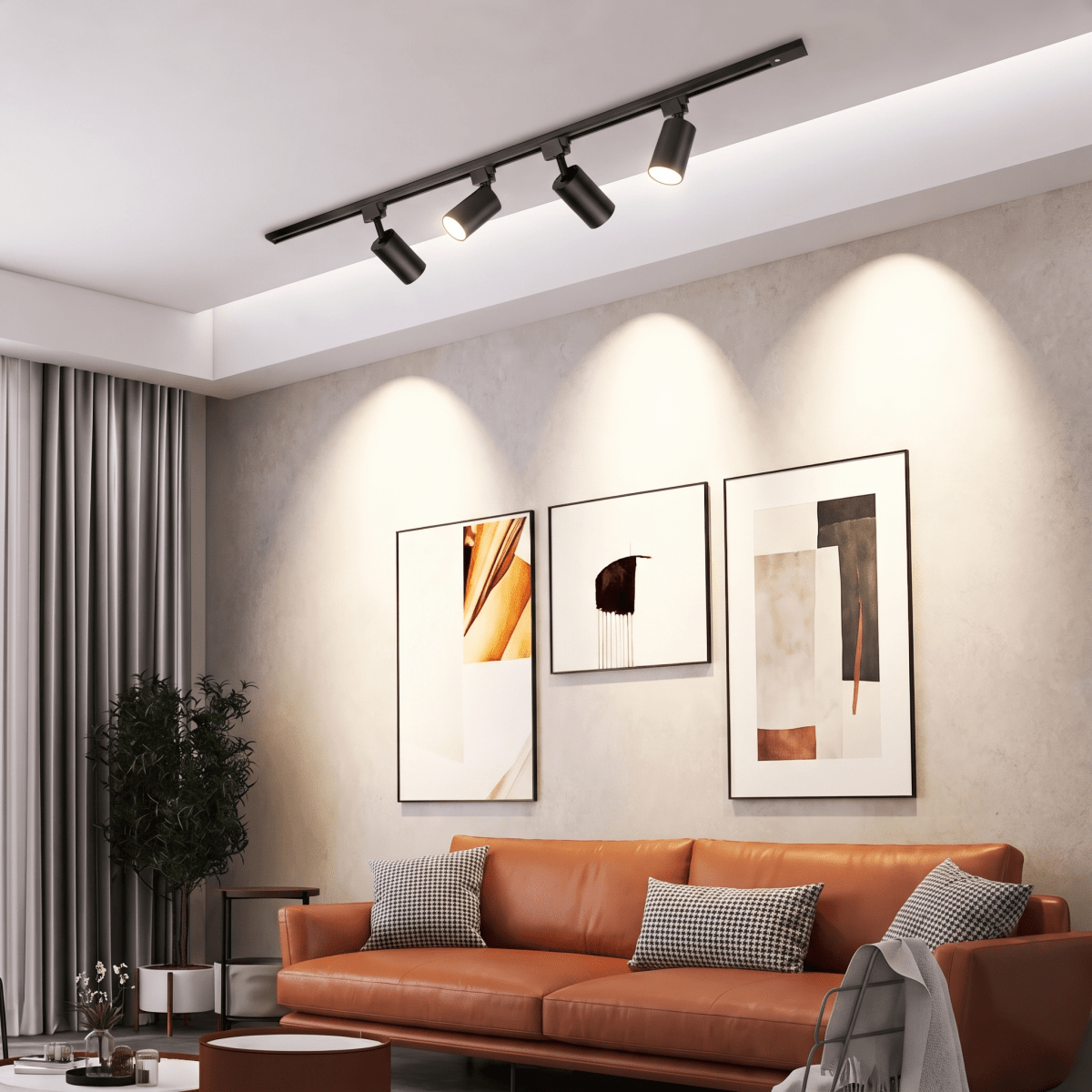 Modular Adjustable Spotlight Track Lighting System - Interior Craft House -