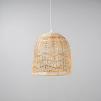 Amalfi Rattan Lace Pendant Light - Natural