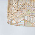 Amalfi Rattan Lace Pendant Light - Natural