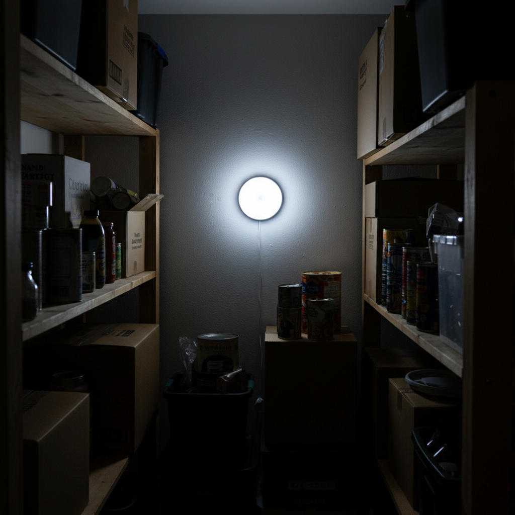 Night Light in Storage Room