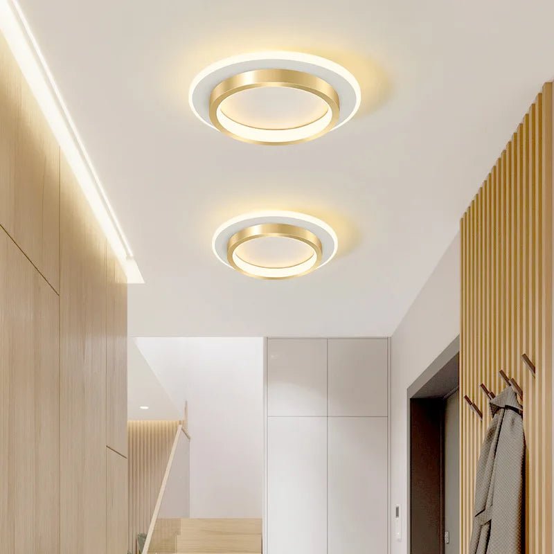 Nordic Tri-Colour LED Flush Mount Ceiling Light - Interior Craft House -