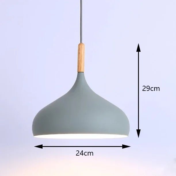 Retro Industrial Metal Pendant Light Colourful Barn Shade - Interior Craft House -