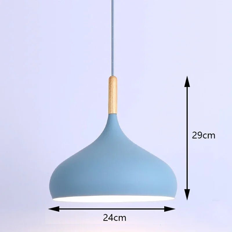 Retro Industrial Metal Pendant Light Colourful Barn Shade - Interior Craft House -