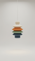 Statement Pendant Lamp In Matte Black Metal - Interior Craft House -