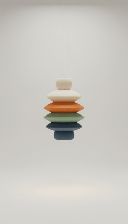 Statement Pendant Lamp In Matte Black Metal - Interior Craft House -