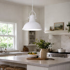 Amani Metal Pendant Light - White