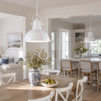 Amani Metal Pendant Light - White
