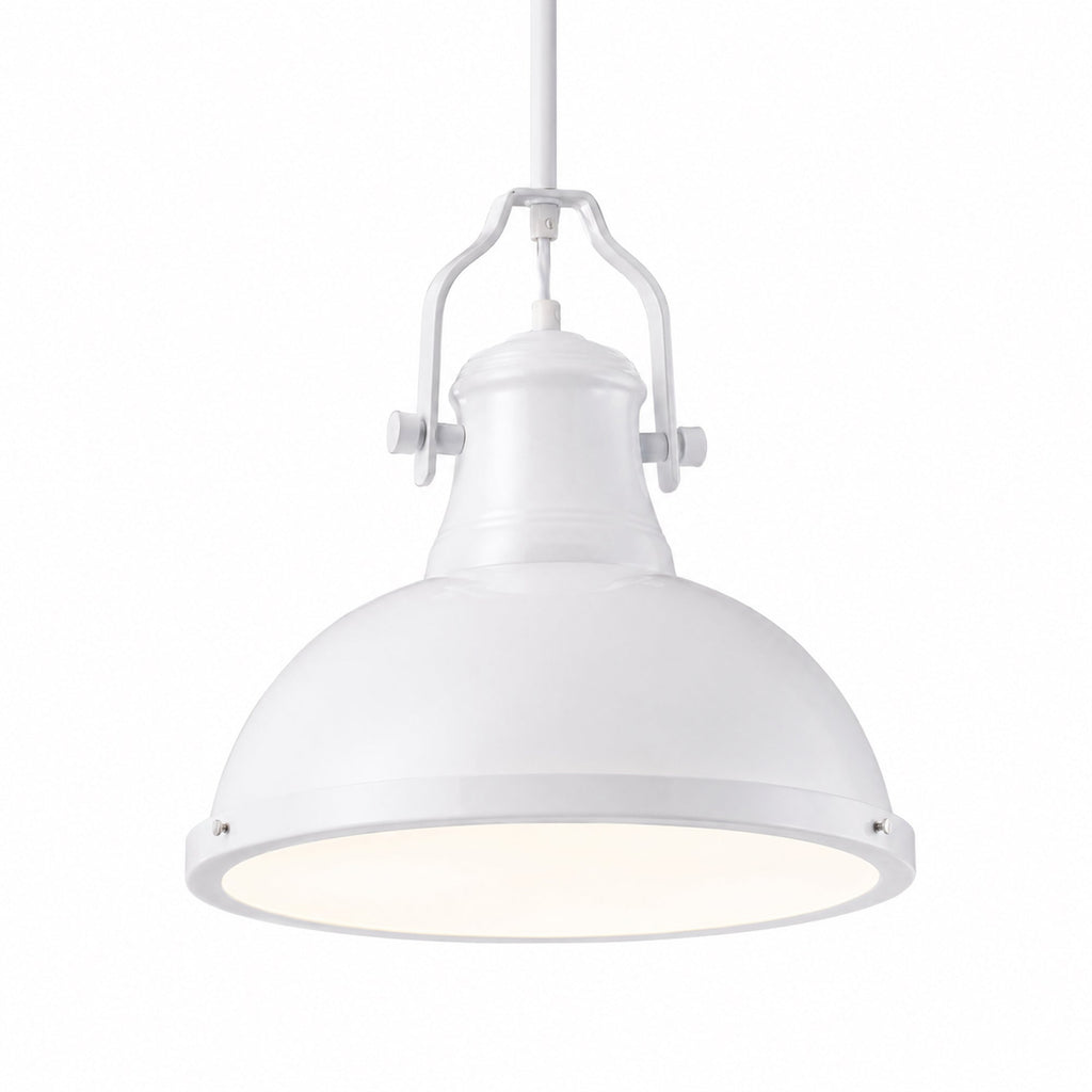 Amani Metal Pendant Light - White