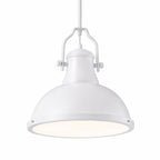 Amani Metal Pendant Light - White